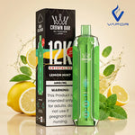 12K Puffs Al-Fakher Crown Bar Crystal V2 Disposable Vape