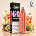 12K Puffs Al-Fakher Crown Bar Crystal V2 Disposable Vape