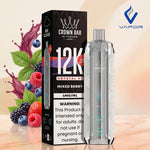 12K Puffs Al-Fakher Crown Bar Crystal V2 Disposable Vape