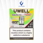 3mL Side-fill Uwell Caliburn GPP Alpha Pods 4-Pack