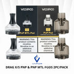 VooPoo Drag X/S PnP Pods MTL & DTL 2Pc/Pack, UAE