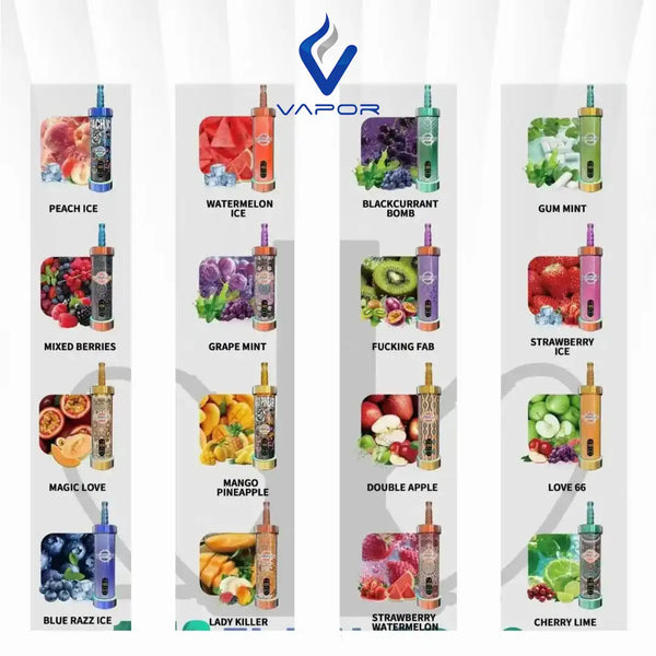 MFU 5mg Shisha X2 60000 Puffs Hookah Disposable Vape