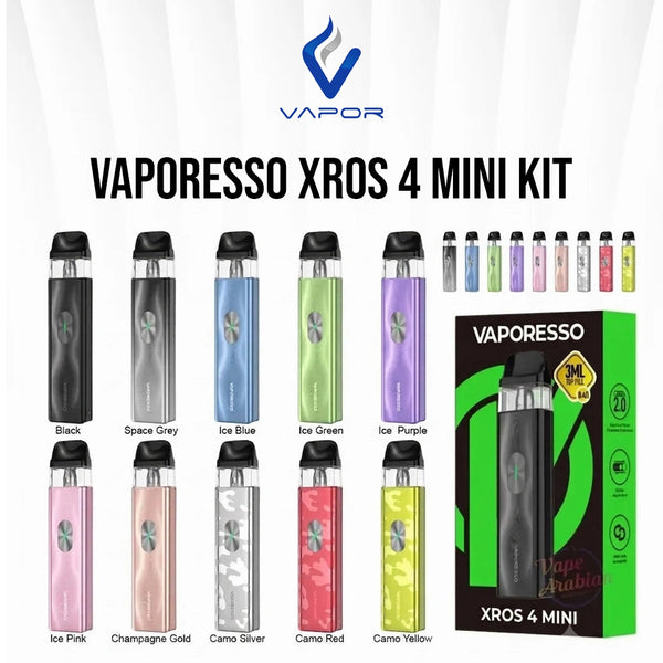 Vaporesso XROS 4 Mini 1000mAh Pod Kit in Dubai