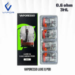 Vaporesso Luxe Q Replacement Pods 4-Pack, Sharjah