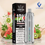 12K Puffs Al-Fakher Crown Bar Crystal V2 Disposable Vape