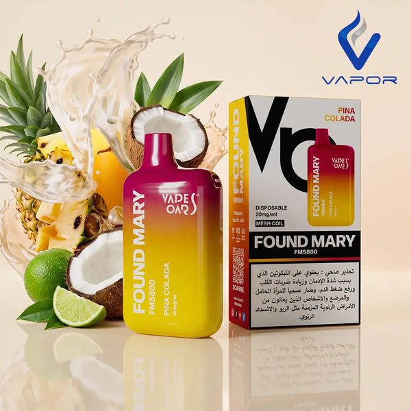20mg Vapes Bars Found Mary 5800 Puffs Disposable Vape
