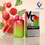20mg Vapes Bars Found Mary 5800 Puffs Disposable Vape