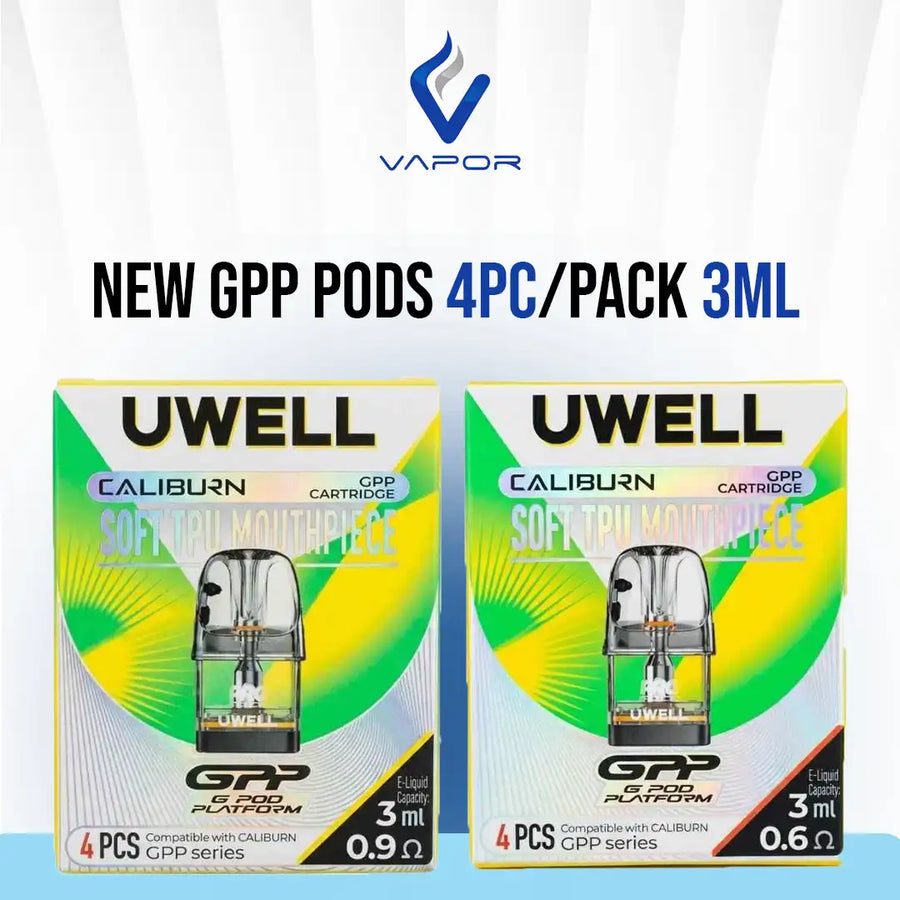 3mL Side-fill Uwell Caliburn GPP Alpha Pods 4-Pack
