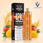 12K Puffs Al-Fakher Crown Bar Crystal V2 Disposable Vape