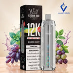 12K Puffs Al-Fakher Crown Bar Crystal V2 Disposable Vape