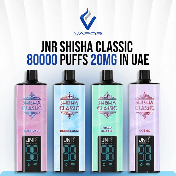 20mg JNR Shisha Classic 80000 Disposable Vape, Dubai