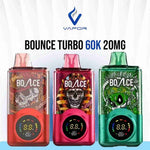 Bounce Turbo 60K Puffs 20mg Disposable Vape in Dubai