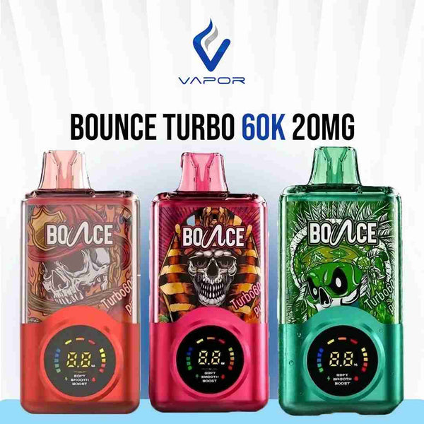 Bounce Turbo 60K Puffs 20mg Disposable Vape in Dubai