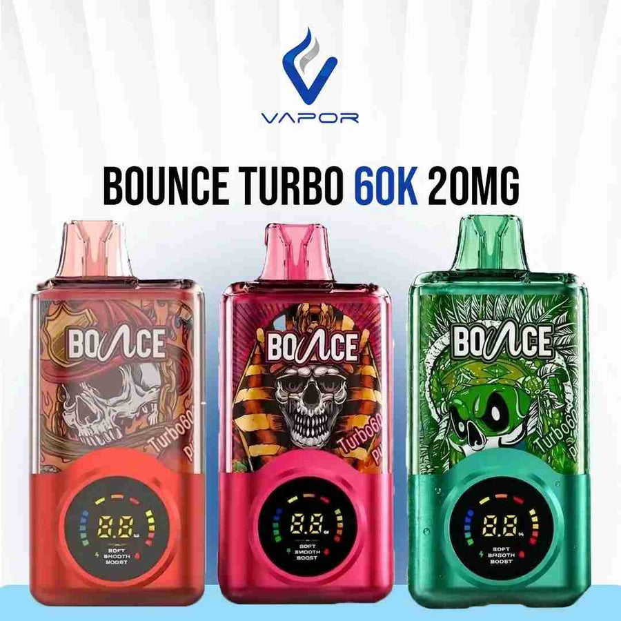 Bounce Turbo 60K Puffs 20mg Disposable Vape in Dubai
