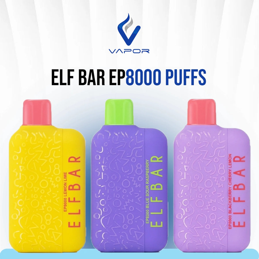 20mg ELF Bar EP8000 Puffs Disposable Vape, UAE
