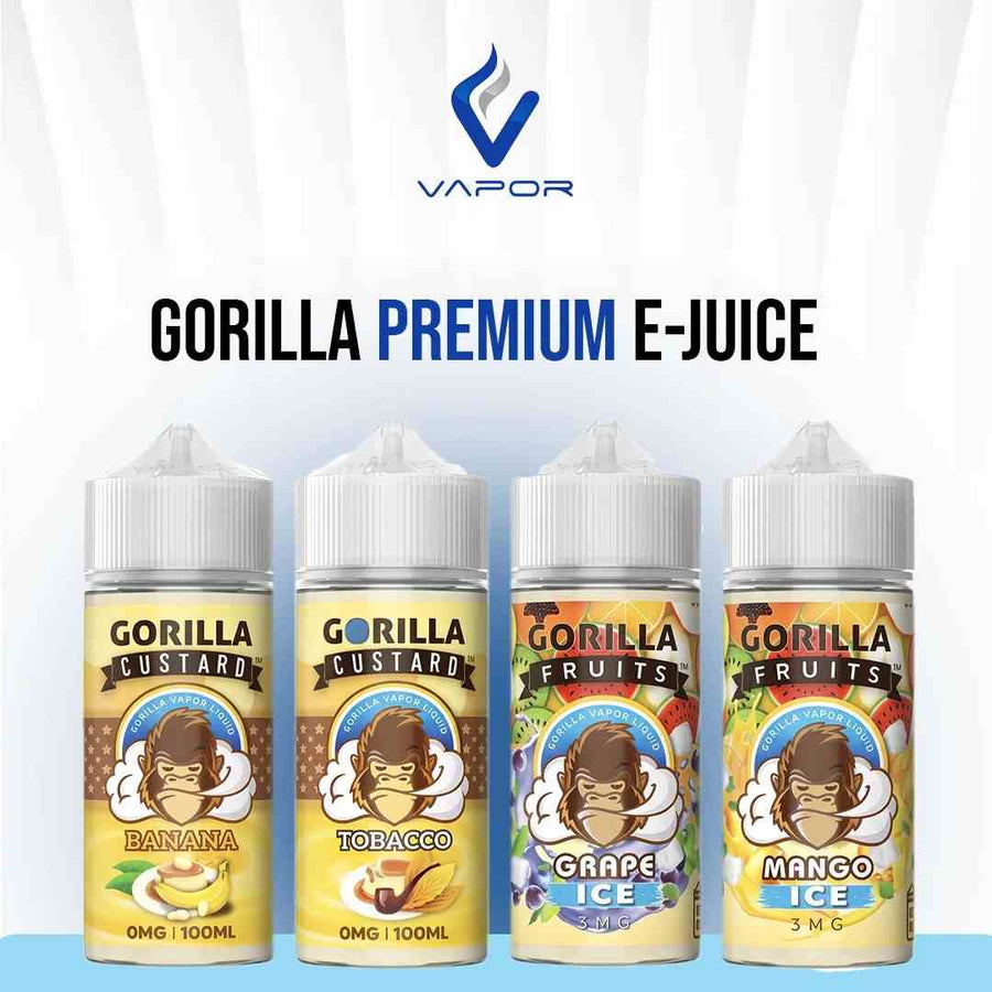 3mg Gorilla Premium E-Liquid 100ml. Abu-Dhabi