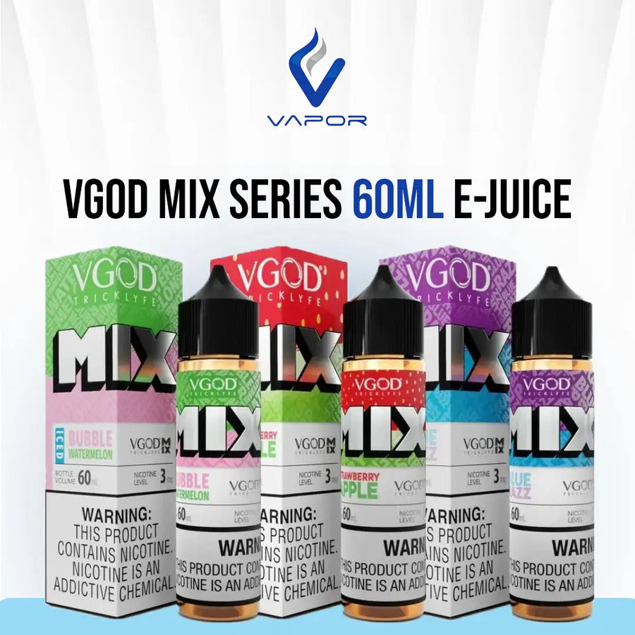 60ml Vgod Mix 3mg Freebase Vape Juice
