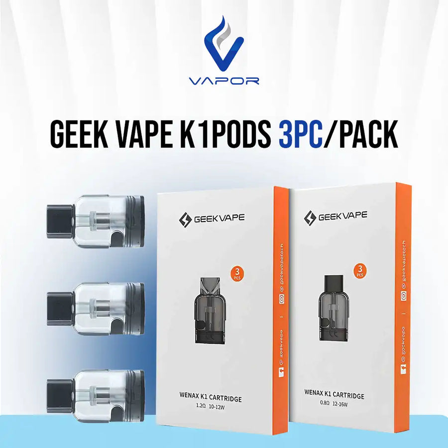 Geek Vape Wenax K1 Replacement Pods 3Pc/Pack, UAE