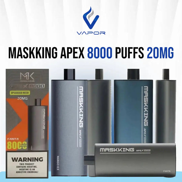 Maskking Apex 8000 Puffs Disposable Vape 20mg ,Sharjah