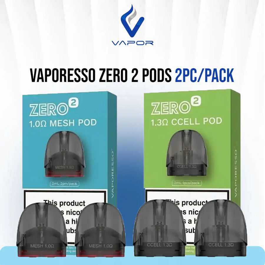Vaporesso Zero 2 Replacement Pods 2-Pack in Dubai