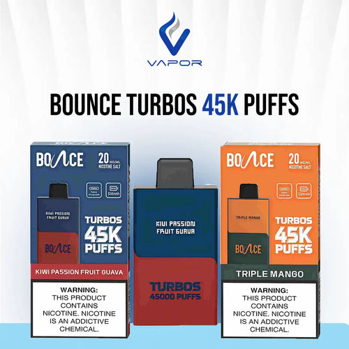 Bounce Turbos 45K Puffs 20mg, Sharjah