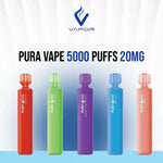Pura 5000 Puffs Disposable Vape 20mg in Sharjah, UAE