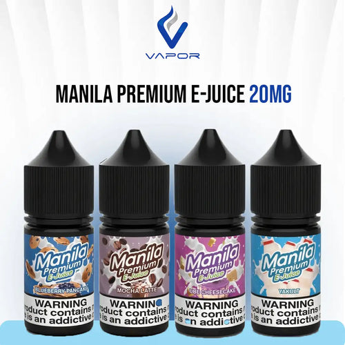 Manila Premium E-Juice 20Mg SaltNic in UAE