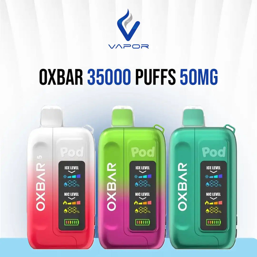 Oxbar 35000 Puffs Ice-Nic Control 50mg, UAE