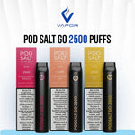 2500 Puffs Pod Salt Go 20mg Disposable Vape, Dubai