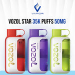 Vozol Star 35K Puffs 50mg Disposable Vape, Abu-Dhabi