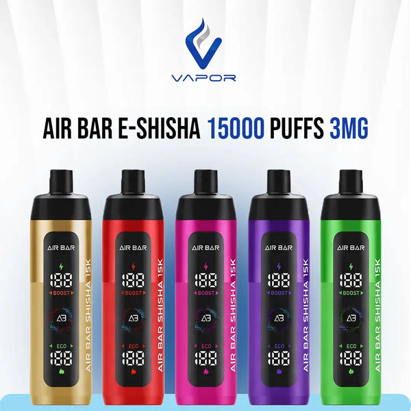 Air Bar E-Shisha 15000 Puffs 3mg Disposable Vape in Dubai