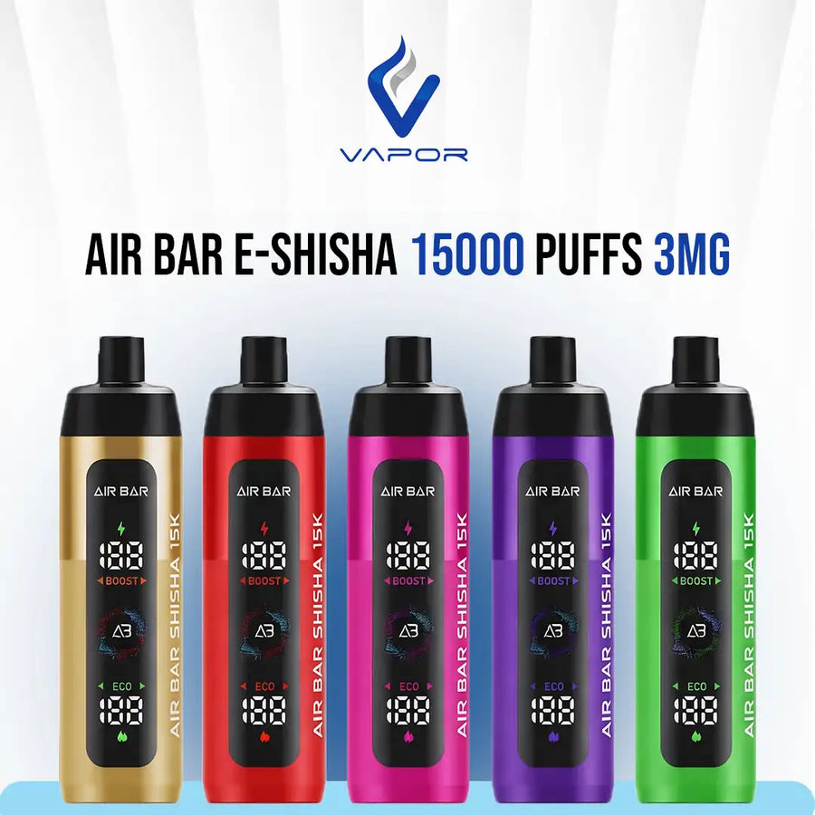 Air Bar E-Shisha 15000 Puffs 3mg Disposable Vape in Dubai