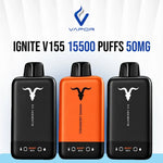 50mg IGNITE V155 15500 Puffs Disposable Vape, Dubai
