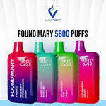 20mg Vapes Bars Found Mary 5800 Puffs Disposable Vape
