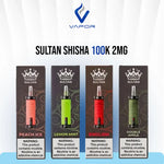 Sultan Shisha 100K Disposable Vape 2MG in Sharjah