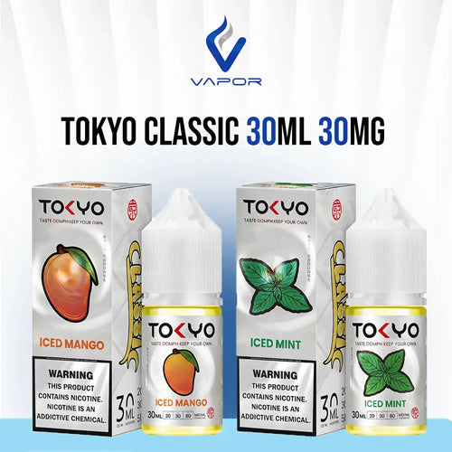Tokyo Classic Series 30mg Saltnic E-Juice, Sharjah