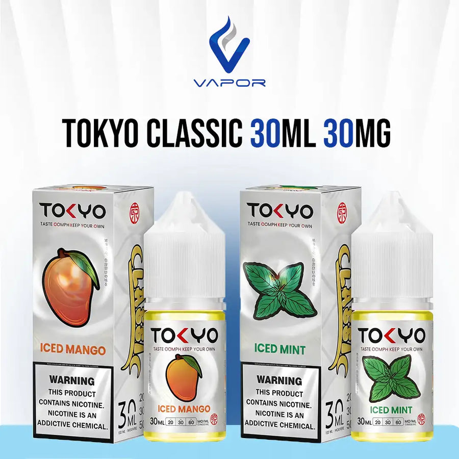 Tokyo Classic Series 30mg Saltnic E-Juice, Sharjah