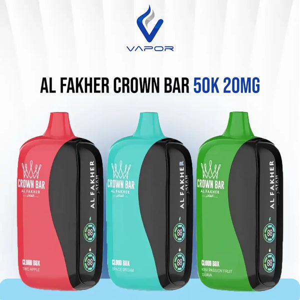 Al Fakher Crown Bar 50K 20Mg Disposable Vape in UAE