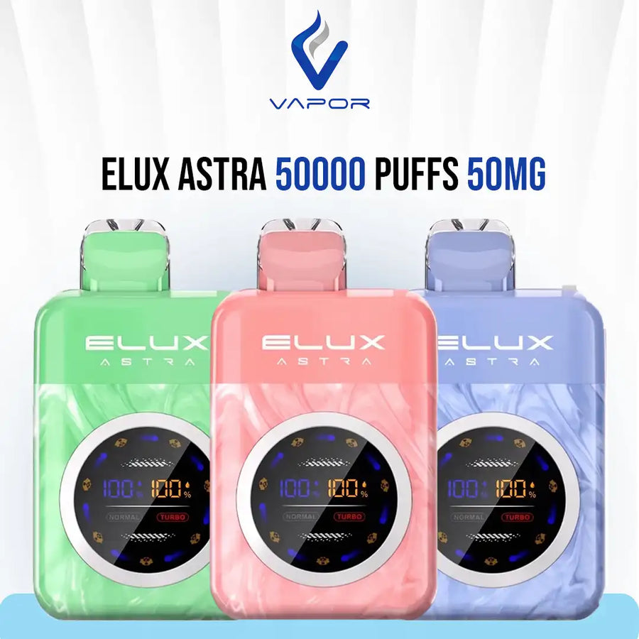 Elux Astra 50000 Puffs Disposable Vape 50MG in Dubai
