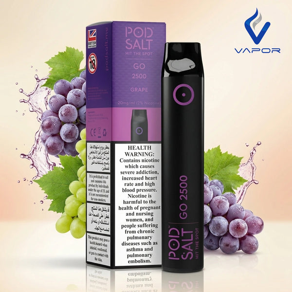 2500 Puffs Pod Salt Go 20mg Disposable Vape, Dubai