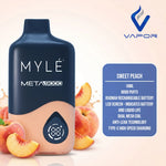 Myle Meta 9000 Puffs Disposable Vape, Dubai