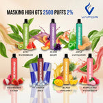2500 Puffs Maskking GTS 20mg Disposable Vape, Dubai