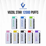 5% Nicotine Vozol Star 12000 Puffs Disposable Vape