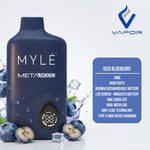 Myle Meta 9000 Puffs Disposable Vape, Dubai