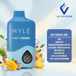 Myle Meta 9000 Puffs Disposable Vape, Dubai