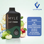 Myle Meta 9000 Puffs Disposable Vape, Dubai