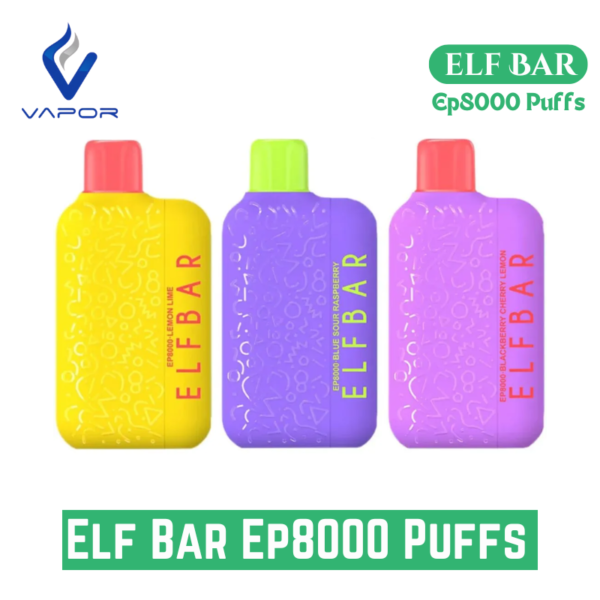 Elf Bar Ep8000 Puffs Disposable Vape