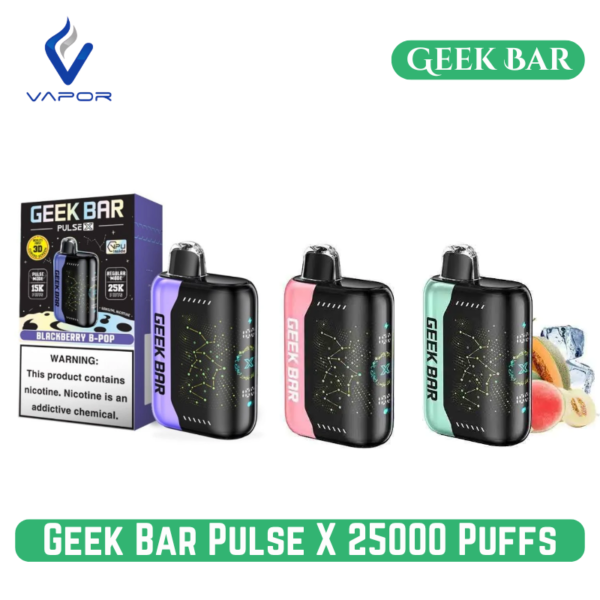 Buy Geek Bar Pulse X 25000 Puffs Disposable Vape in Dubai