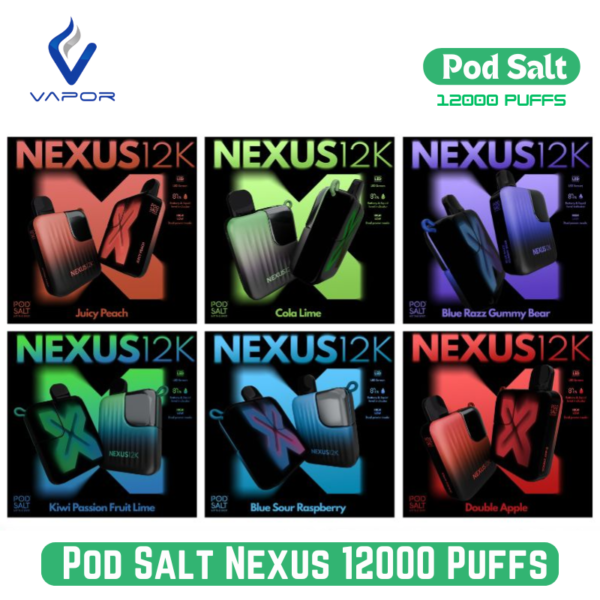 Buy Pod Salt Nexus 12000 Puffs Disposable Vape in Dubai